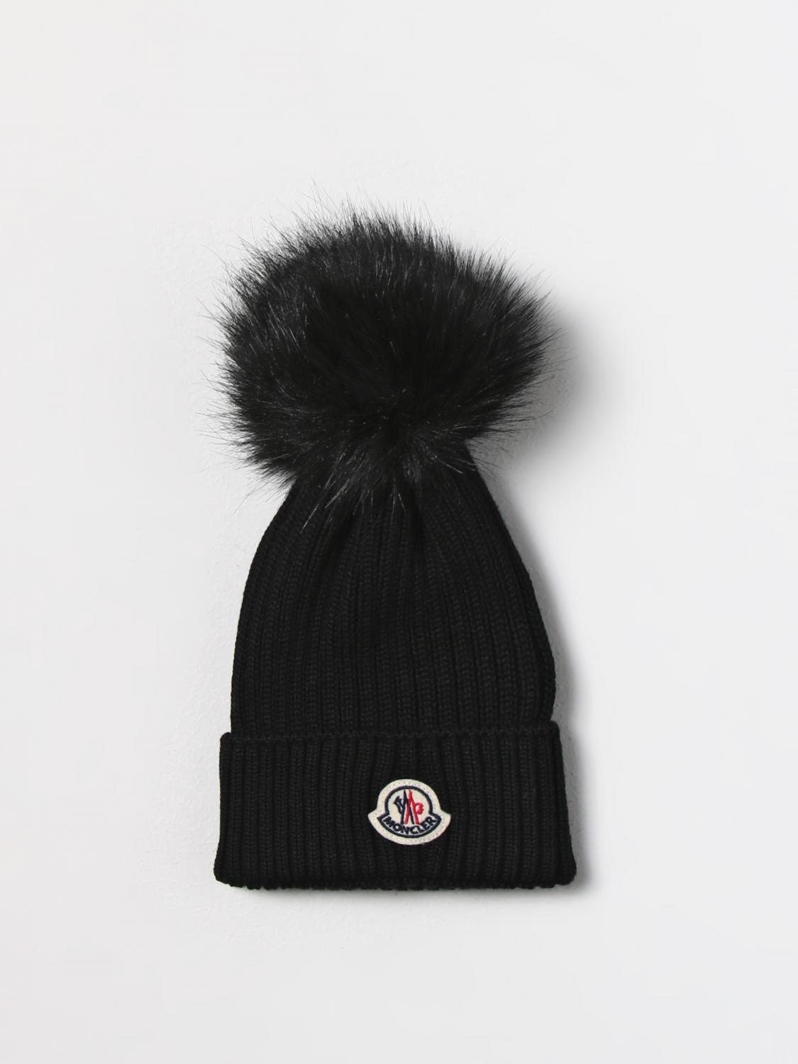 Moncler Girls' Hats MONCLER Kids colour Black