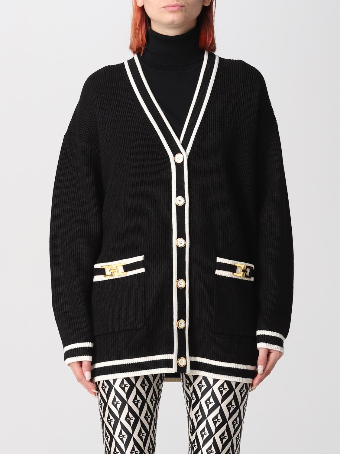 Elisabetta Franchi Cardigan ELISABETTA FRANCHI Woman colour Black