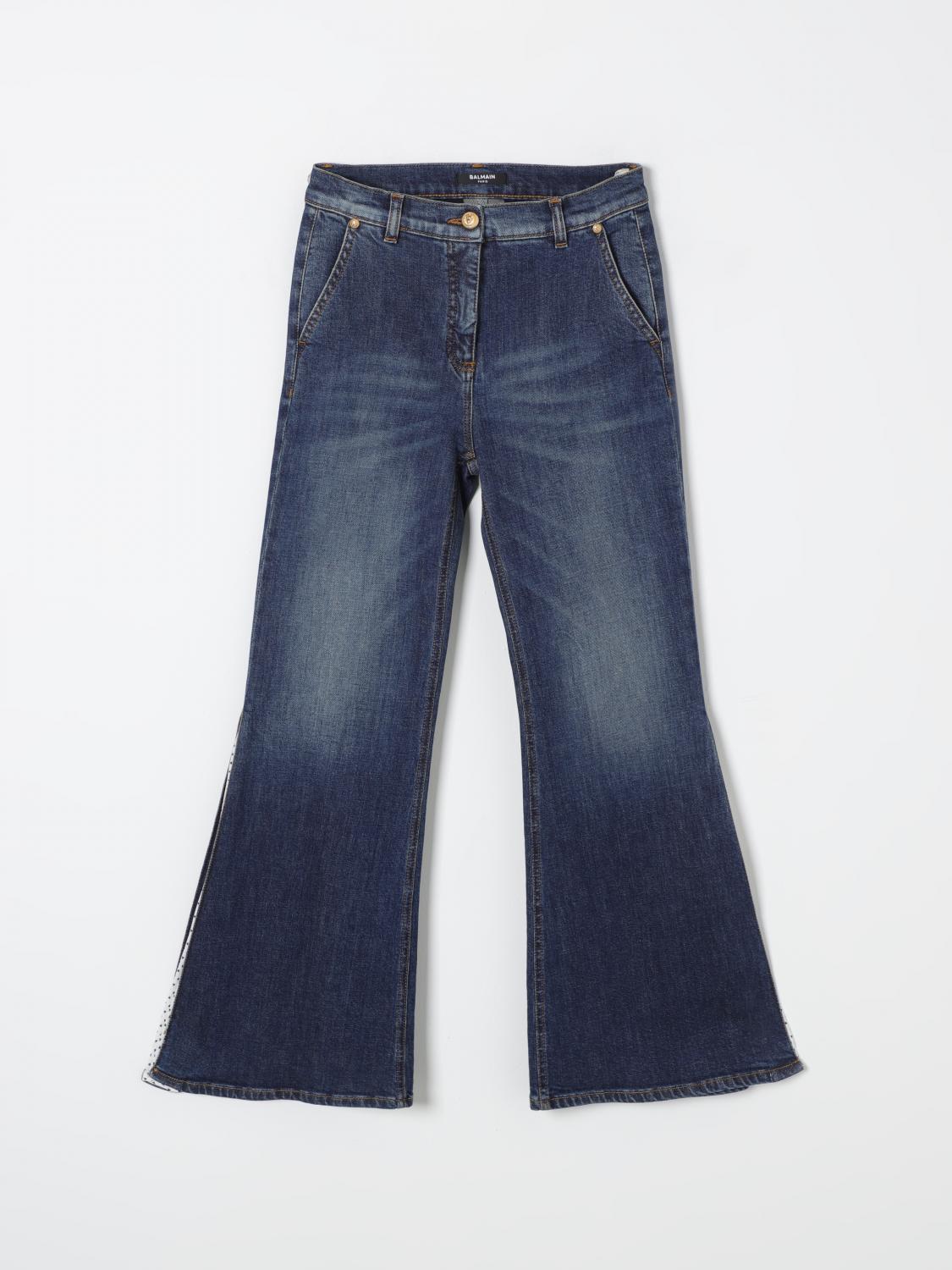 Balmain Jeans BALMAIN Kids color Blue