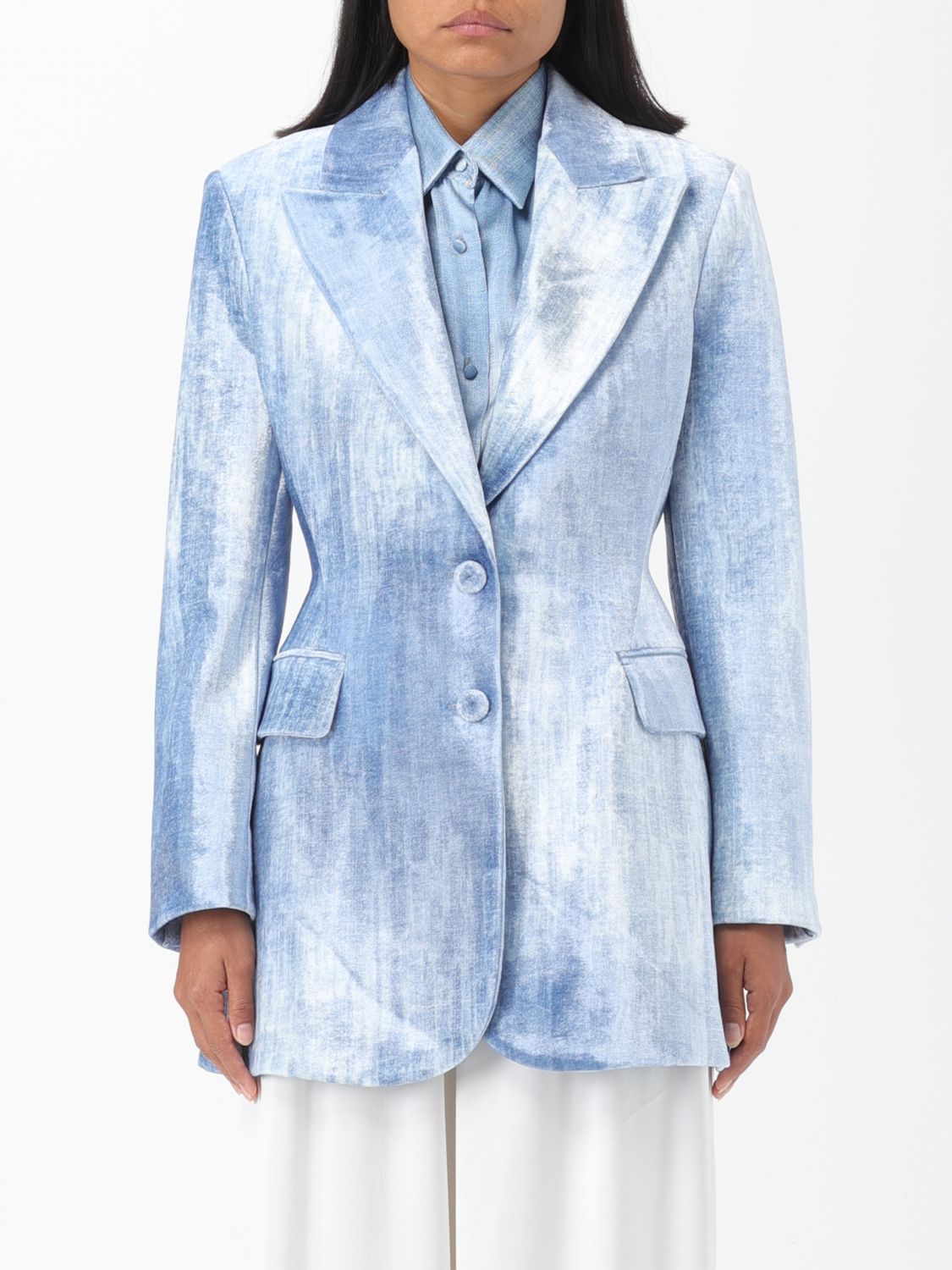 Ermanno Scervino Blazer ERMANNO SCERVINO Woman colour Blue