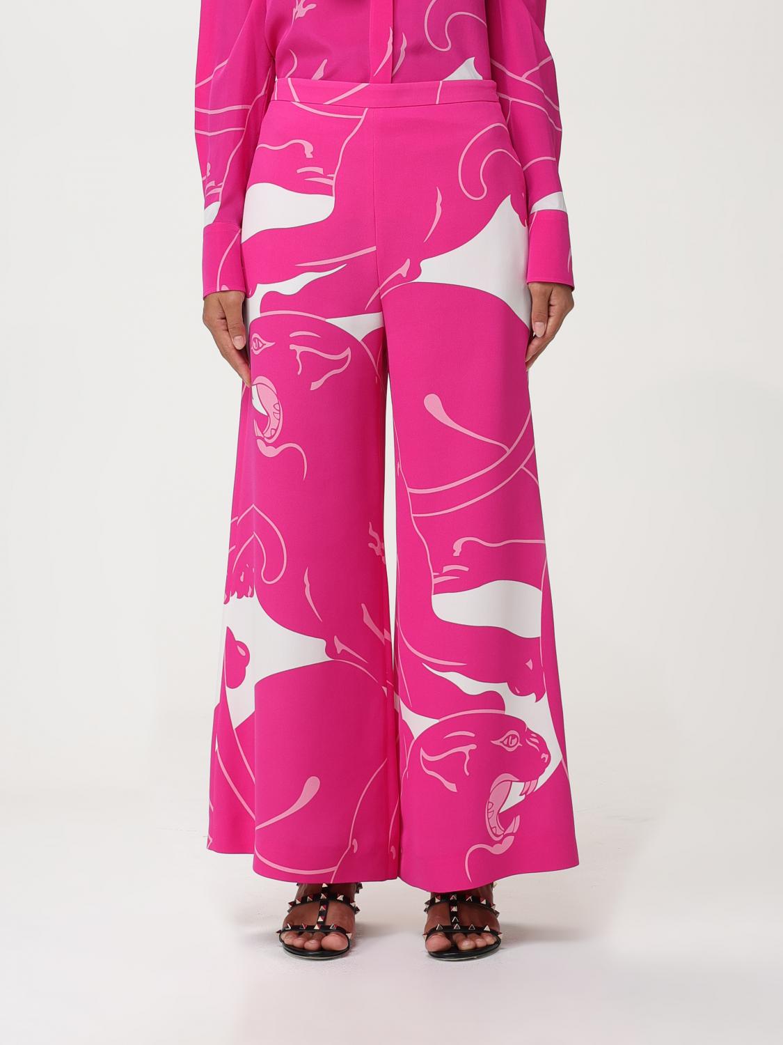 Valentino Trousers VALENTINO Woman colour Pink