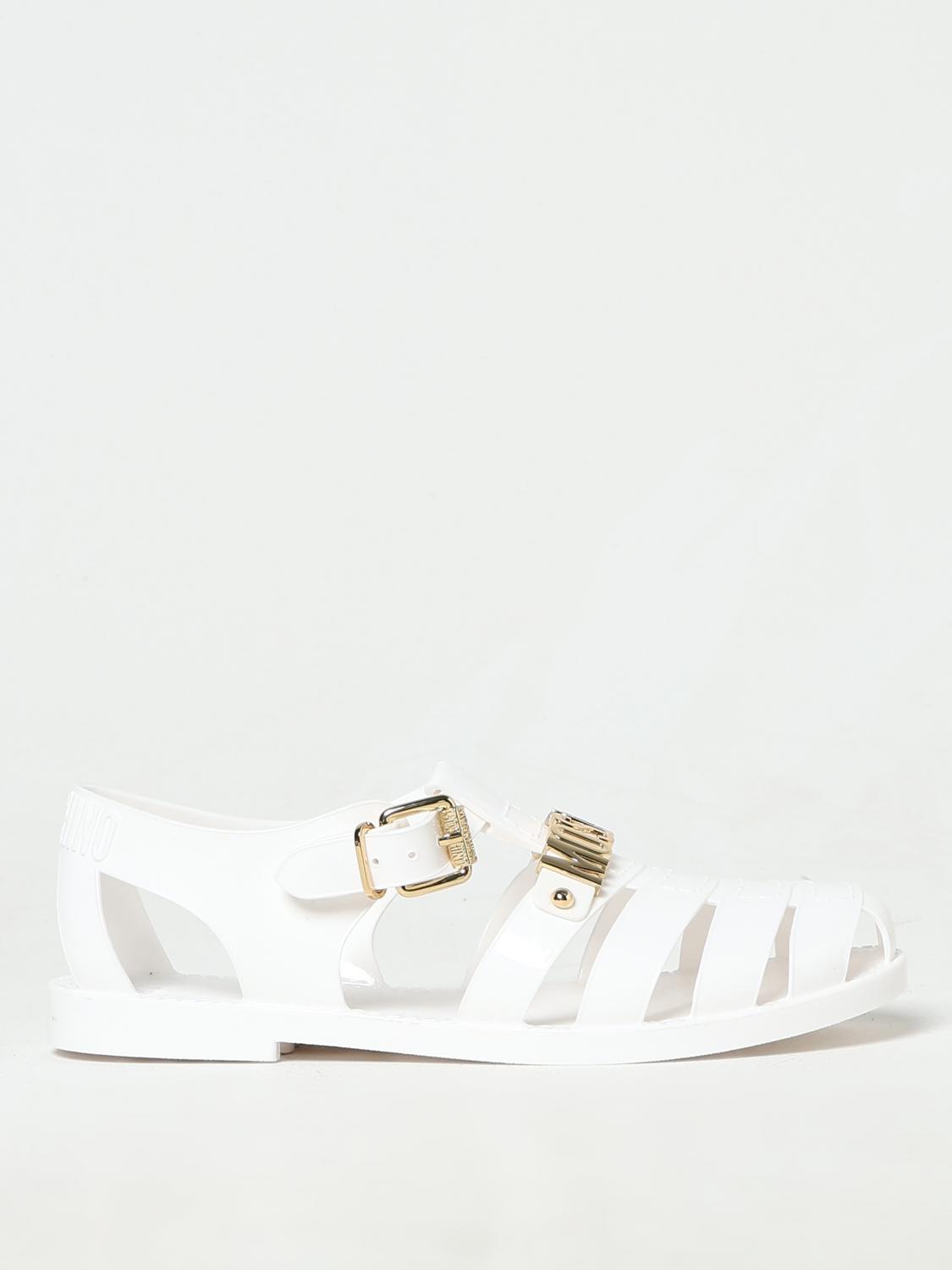 Moschino Couture Flat Sandals MOSCHINO COUTURE Woman colour White