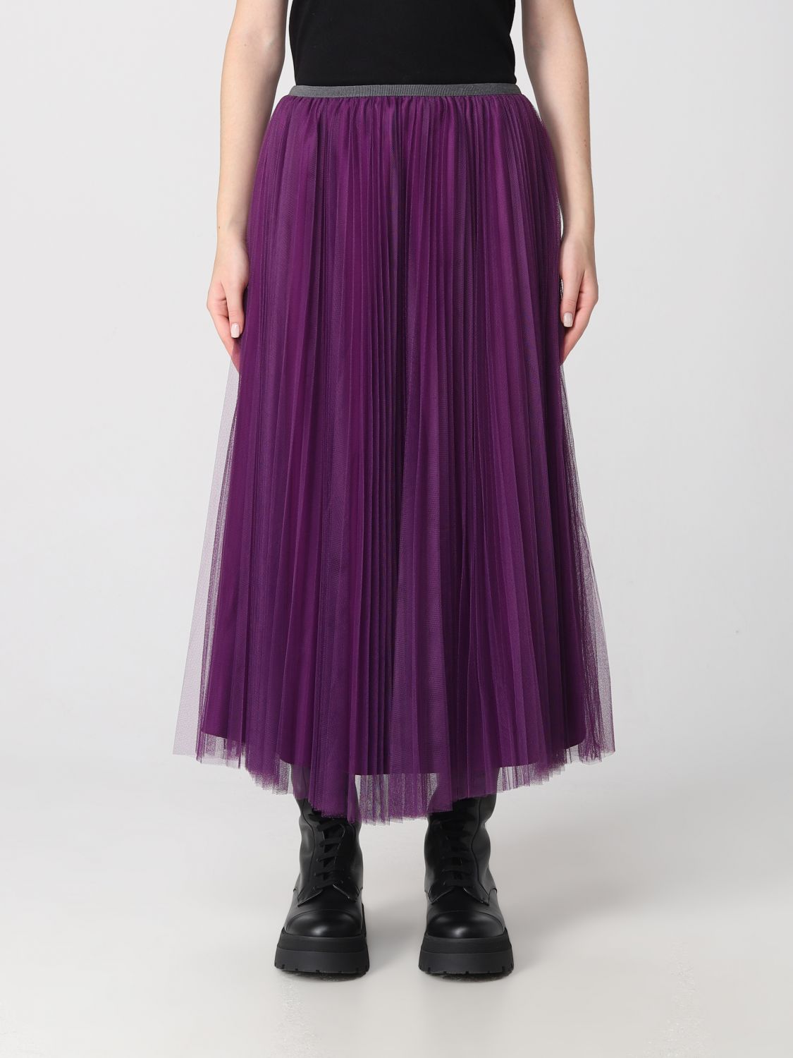 Fabiana Filippi Skirt FABIANA FILIPPI Woman colour Violet