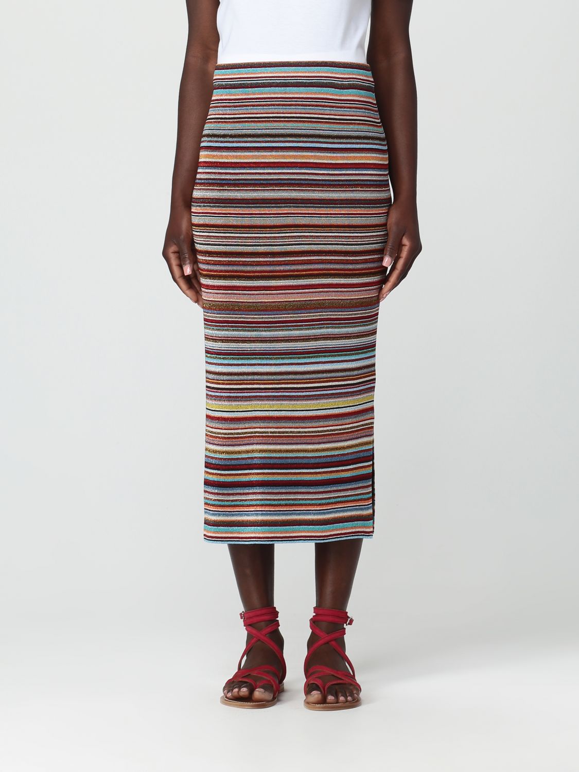 Paul Smith Skirt PAUL SMITH Woman colour Multicolor