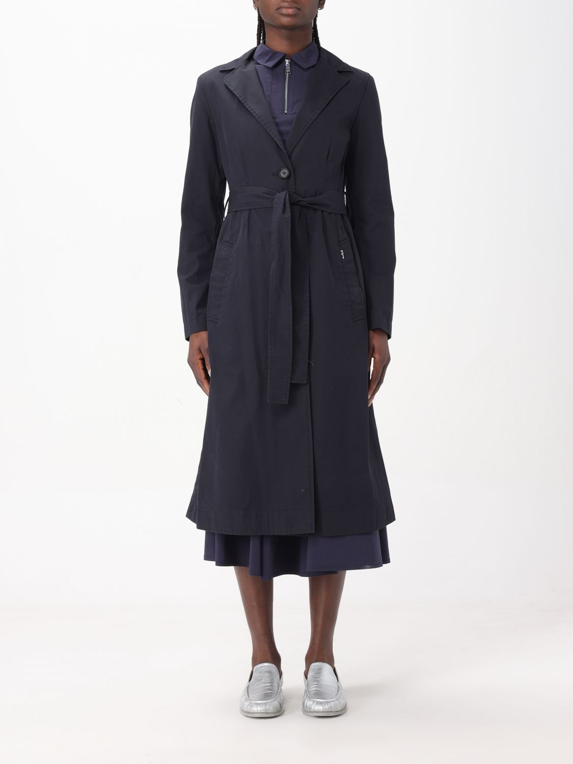 Add Trench Coat ADD Woman colour Navy