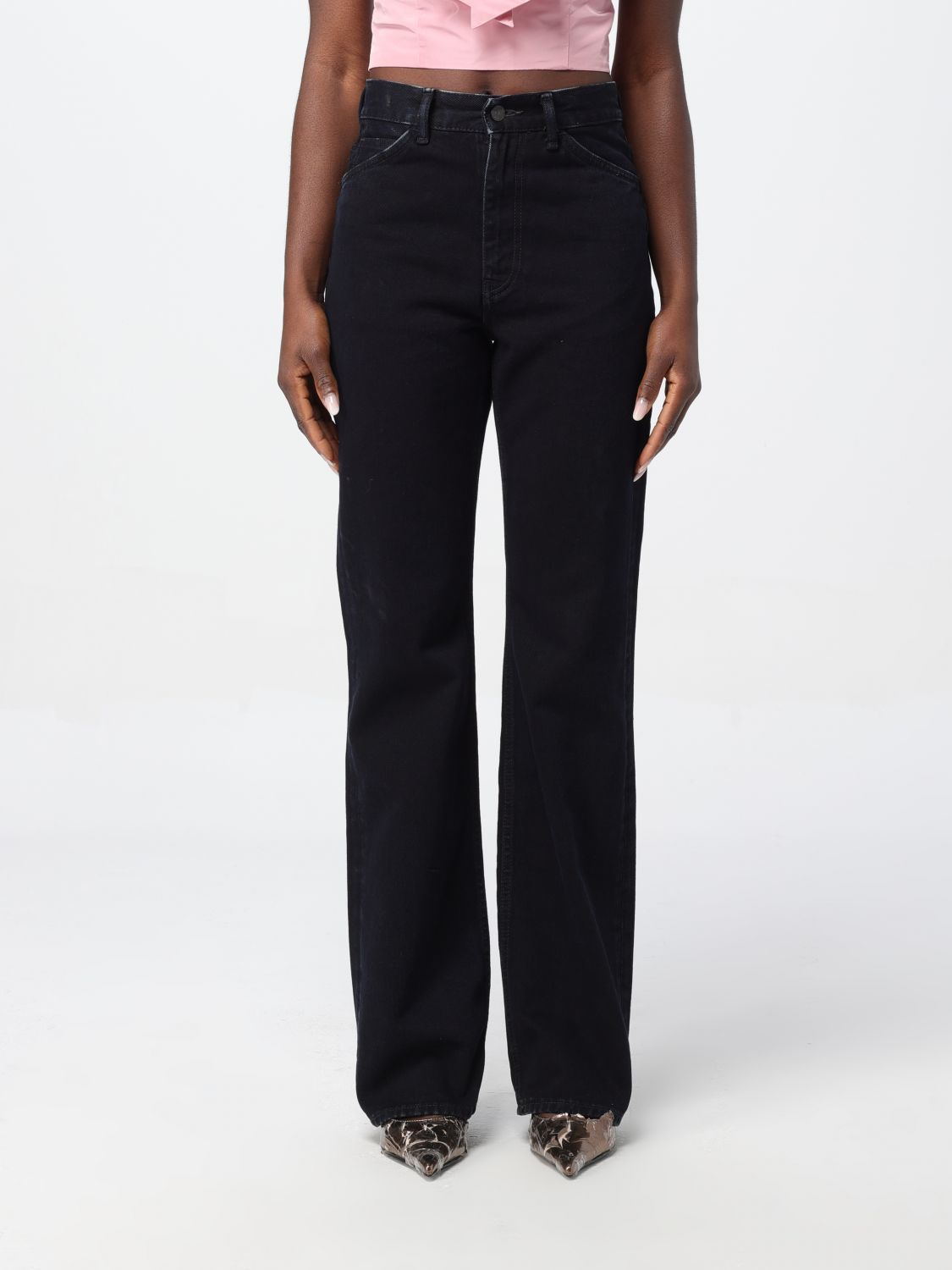 Acne Studios Jeans ACNE STUDIOS Woman colour Black