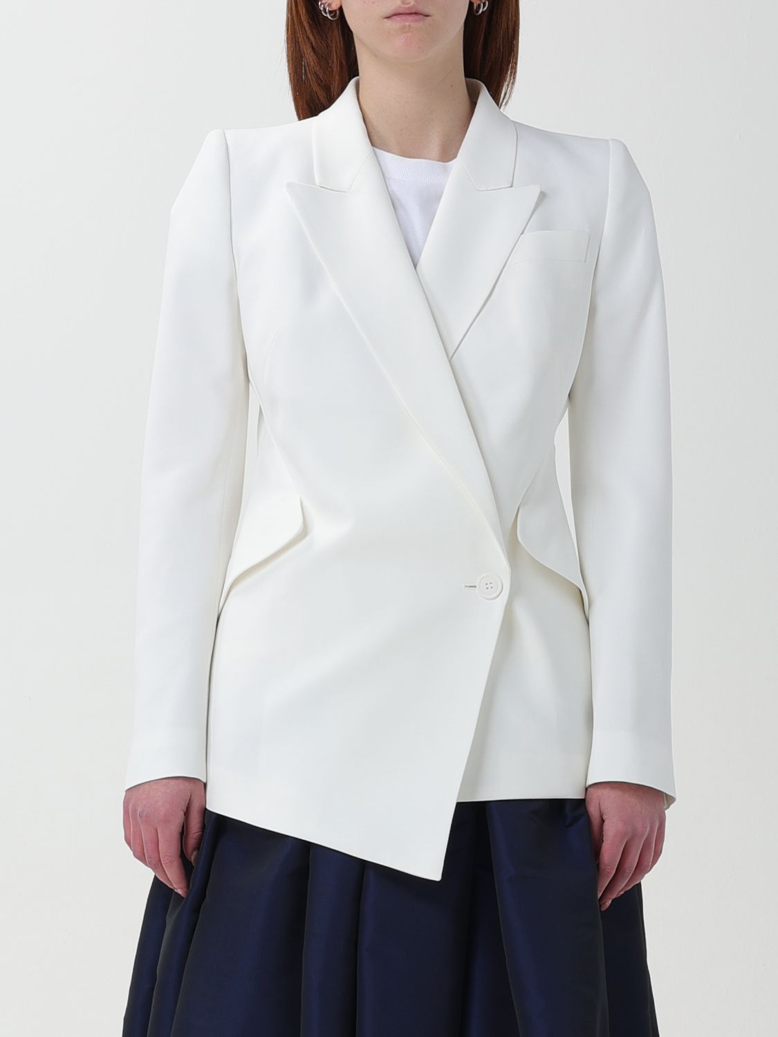 Alexander McQueen Blazer ALEXANDER MCQUEEN Woman colour White