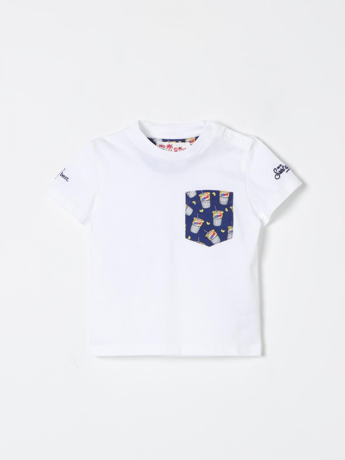 Mc2 Saint Barth T-Shirt MC2 SAINT BARTH Kids color White