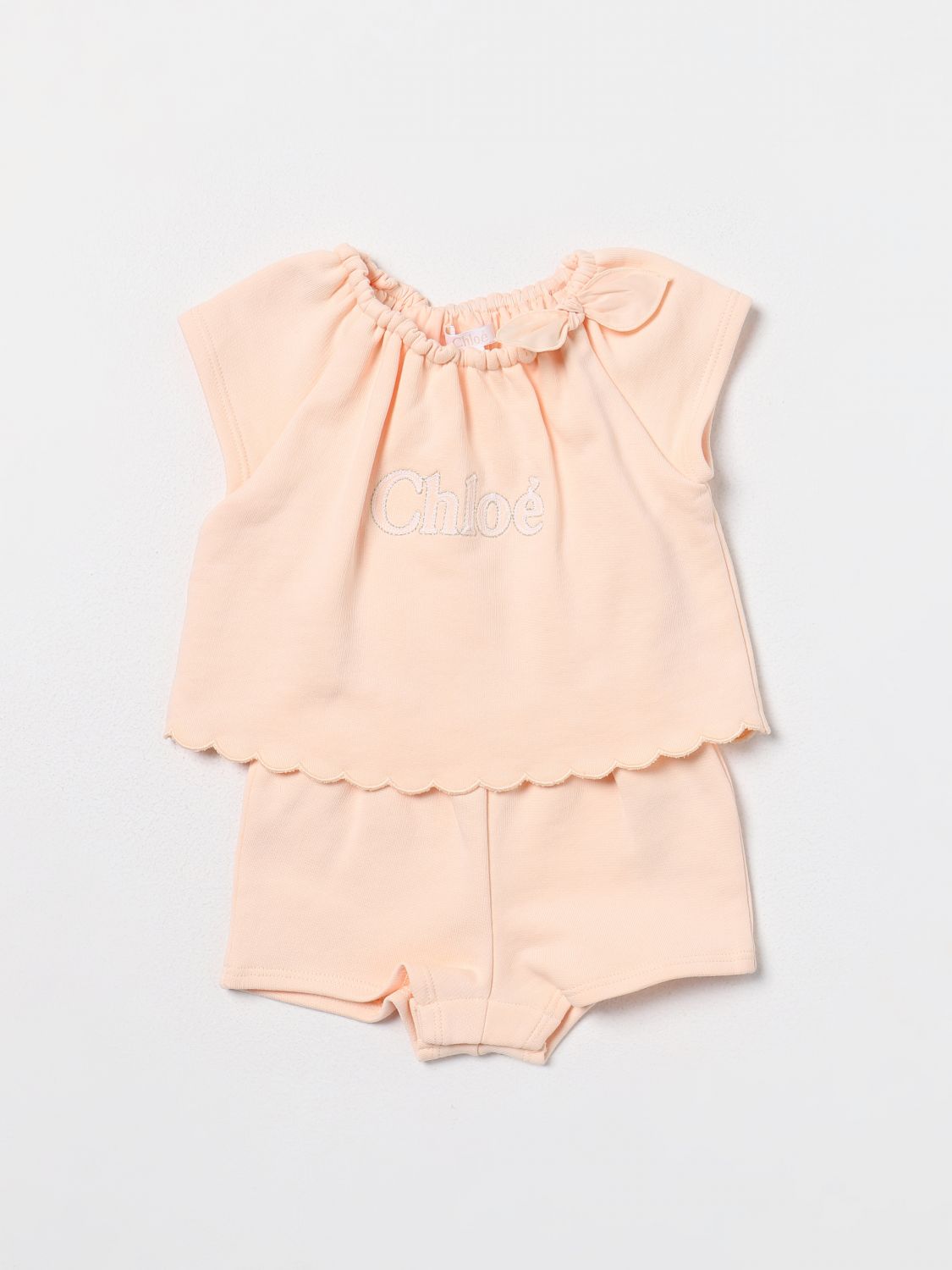 Chloé Romper CHLOÉ Kids colour Pink