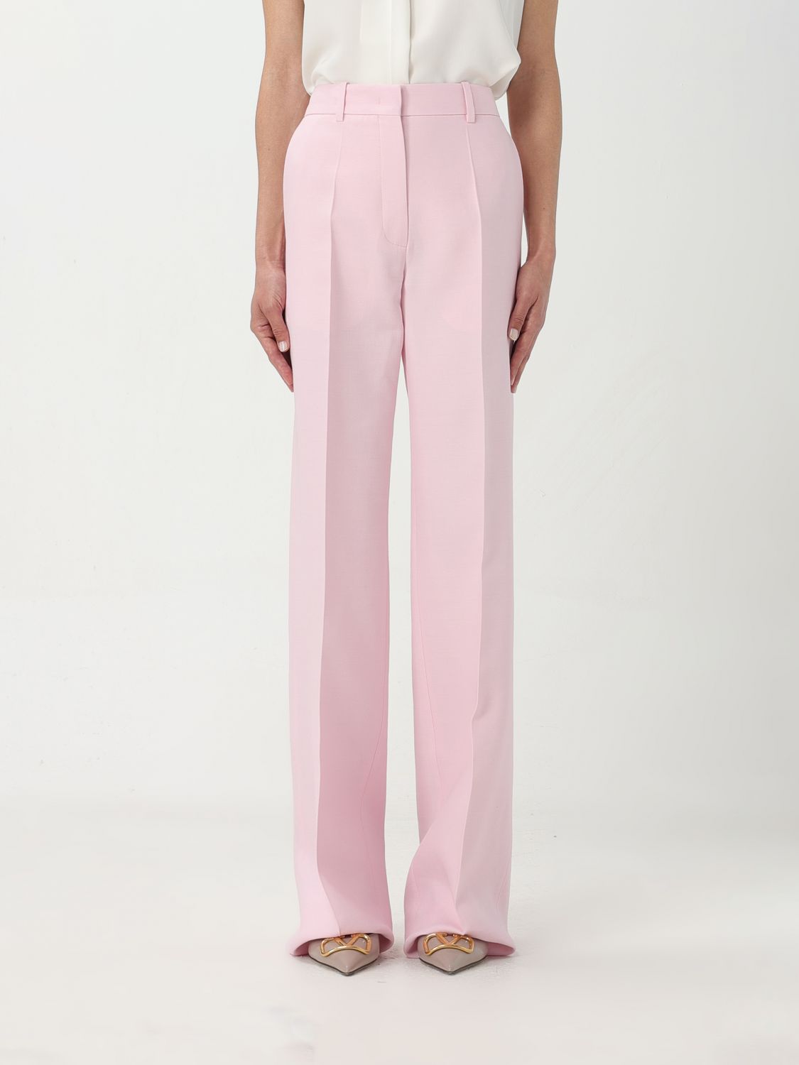 Valentino Trousers VALENTINO Woman colour Pink