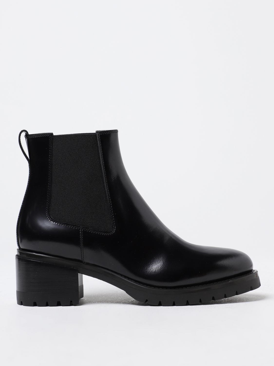 Santoni Flat Ankle Boots SANTONI Woman colour Black