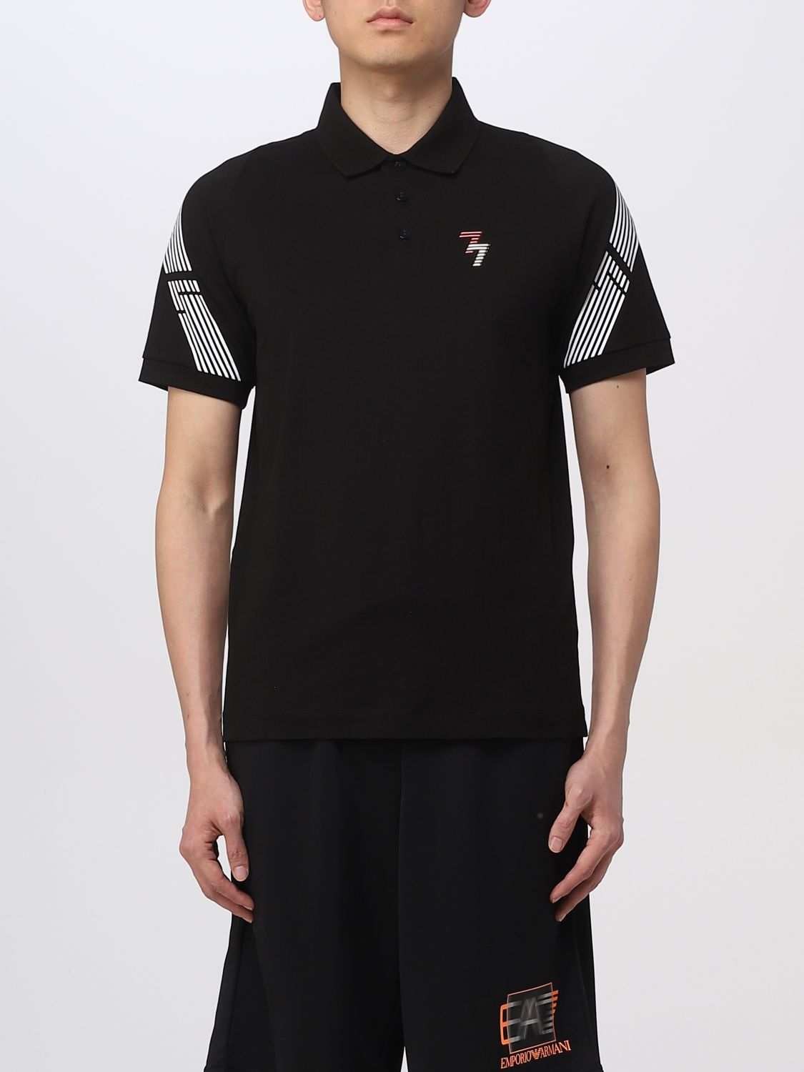 EA7 Polo Shirt EA7 Men colour Black