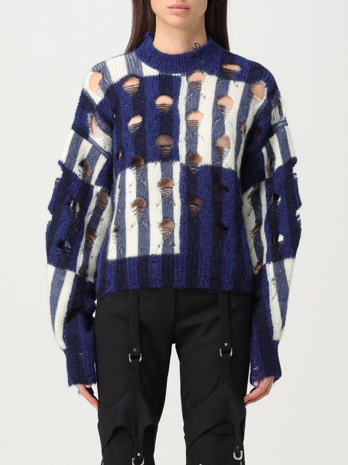 OFF-WHITE Jumper OFF-WHITE Woman colour Blue