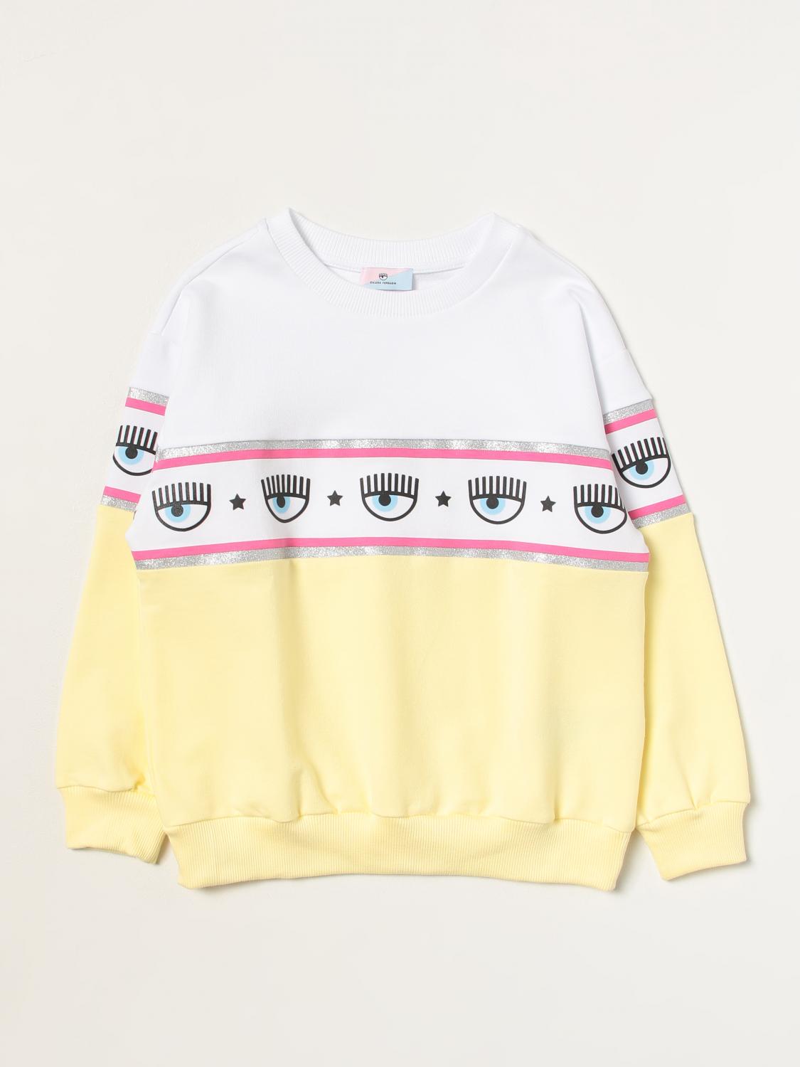 CHIARA FERRAGNI Jumper CHIARA FERRAGNI Kids colour Yellow