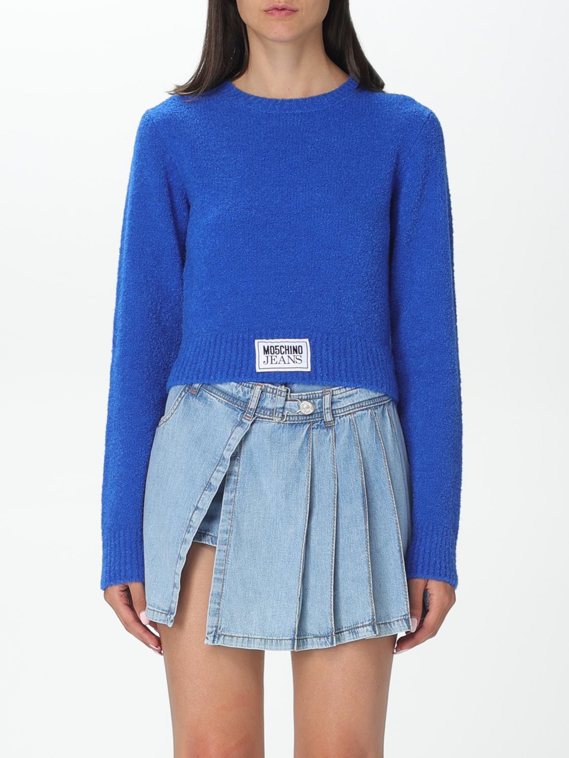 Moschino Jeans Jumper MOSCHINO JEANS Woman colour Blue