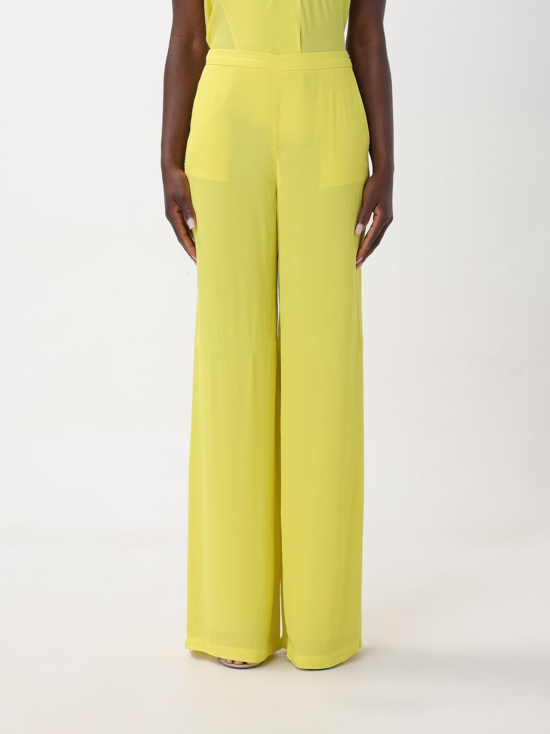 Pinko Trousers PINKO Woman colour Yellow