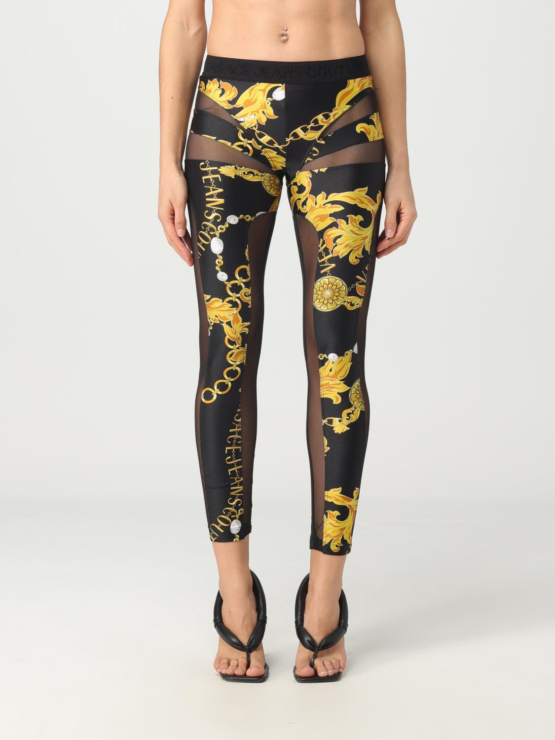 Versace Jeans Couture Trousers VERSACE JEANS COUTURE Woman colour Black