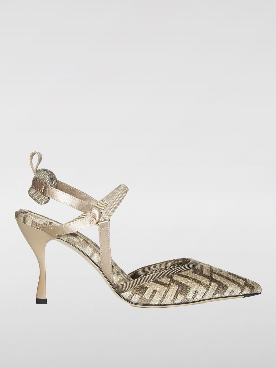 FENDI High Heel Shoes FENDI Woman color Dove Grey