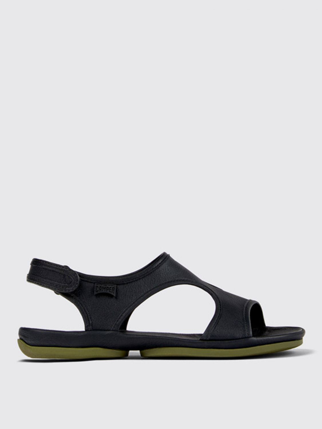 Camper Flat Sandals CAMPER Woman colour Black