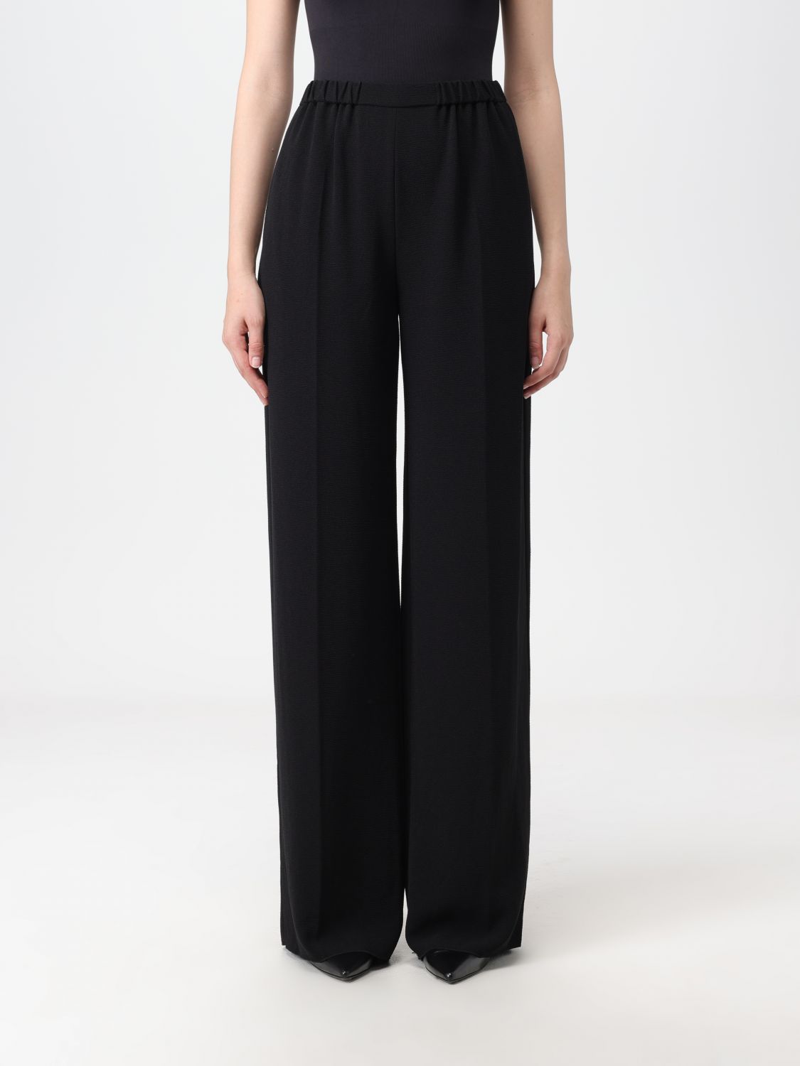 Emporio Armani Trousers EMPORIO ARMANI Woman colour Black