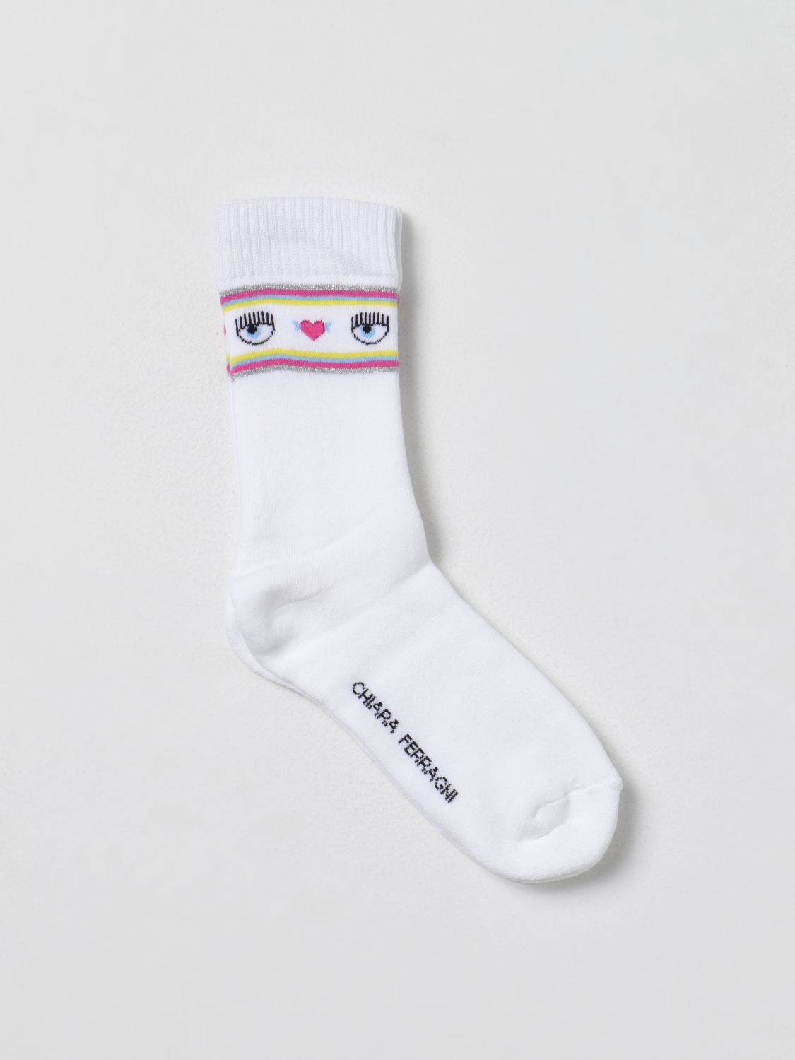 CHIARA FERRAGNI Girls' Socks CHIARA FERRAGNI Kids colour White