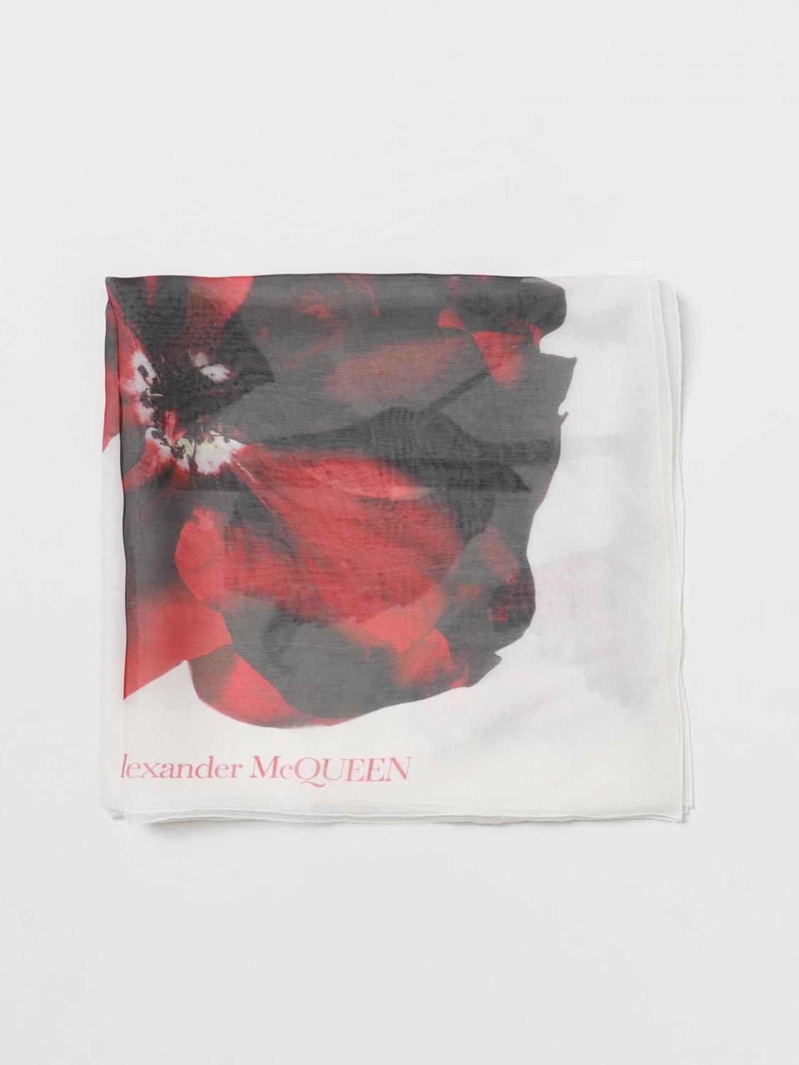 Alexander McQueen Scarf ALEXANDER MCQUEEN Woman colour White