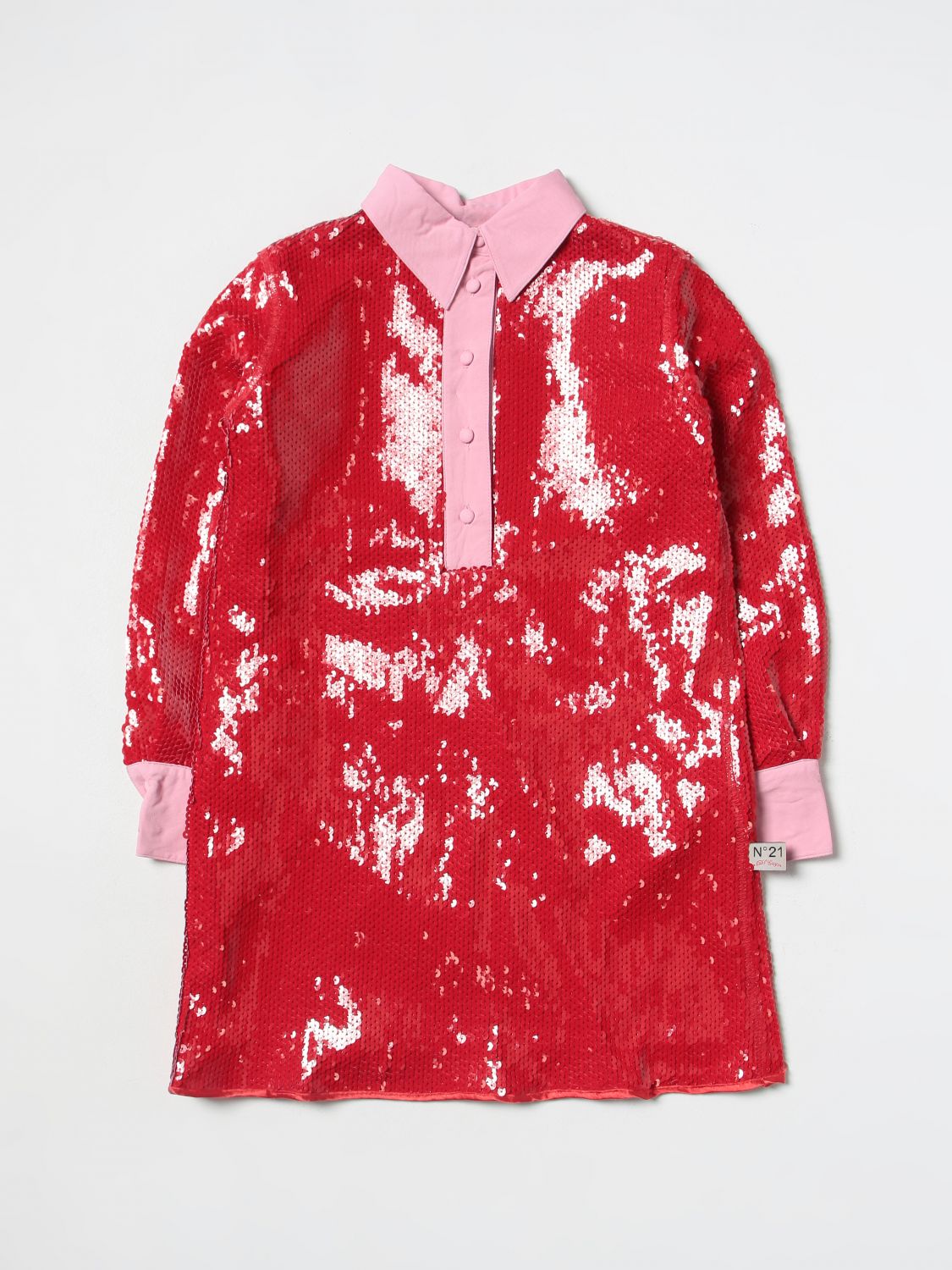 N° 21 Dress N° 21 Kids colour Red