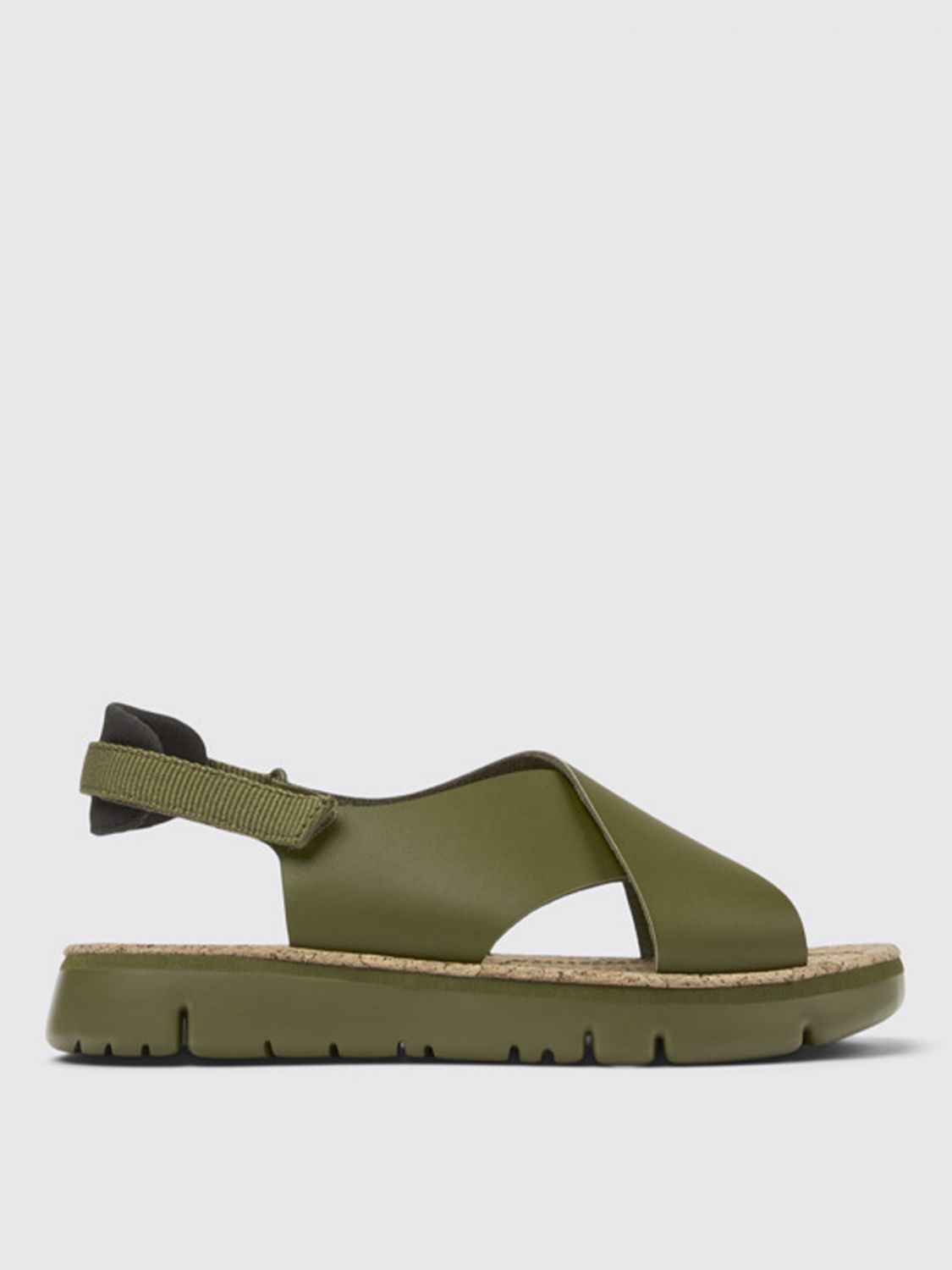 Camper Flat Sandals CAMPER Woman color Green