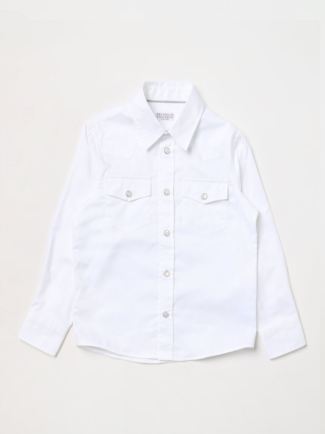 Brunello Cucinelli Shirt BRUNELLO CUCINELLI Kids colour White