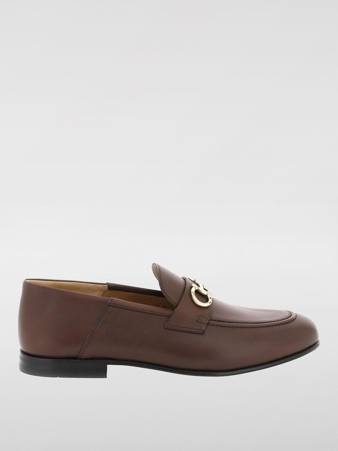 Ferragamo Loafers FERRAGAMO Men color Cocoa