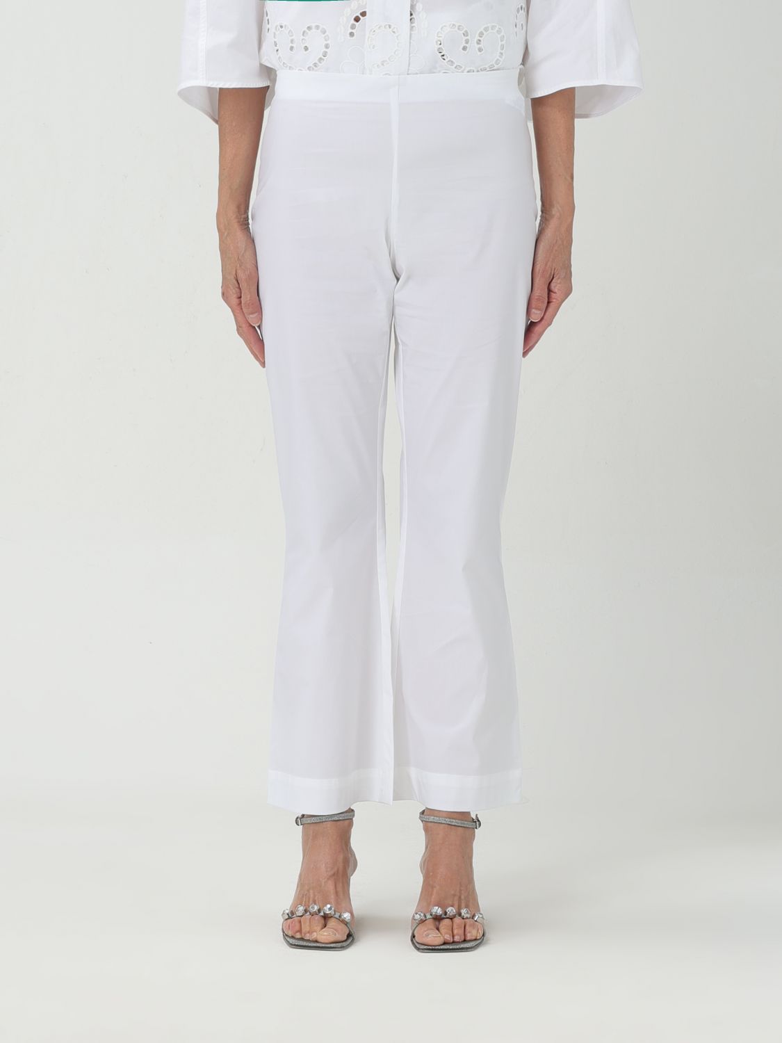 Liviana Conti Trousers LIVIANA CONTI Woman colour White