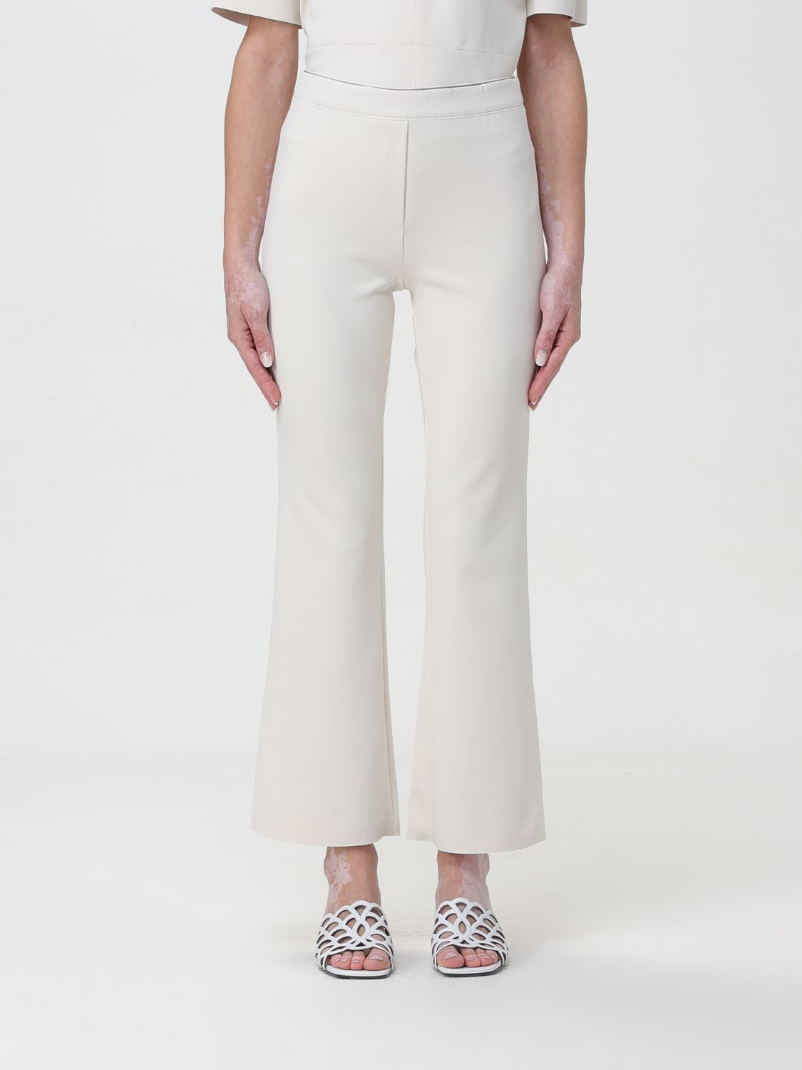 Liviana Conti Trousers LIVIANA CONTI Woman colour Milk