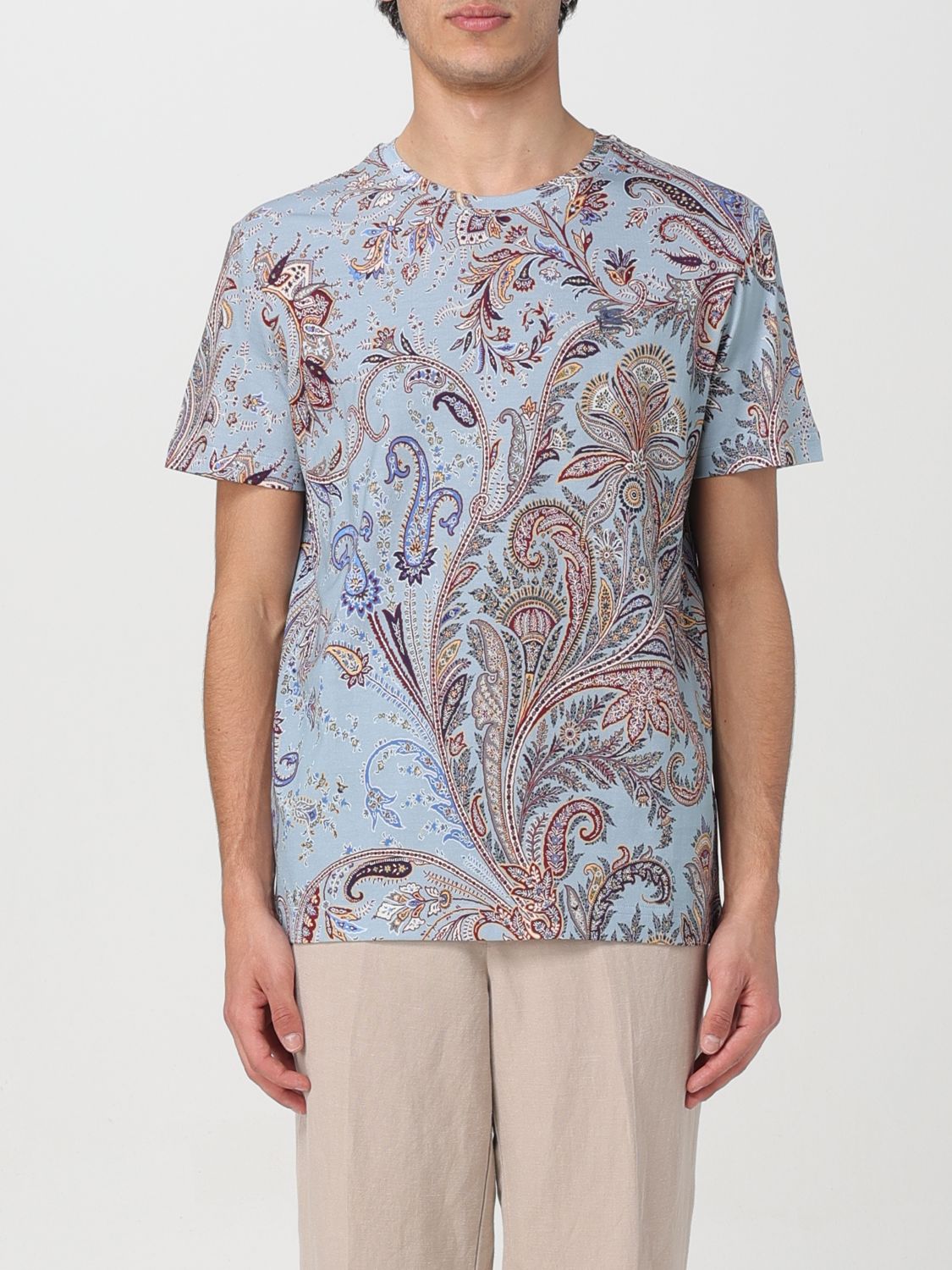 Etro T-Shirt ETRO Men colour Sky Blue