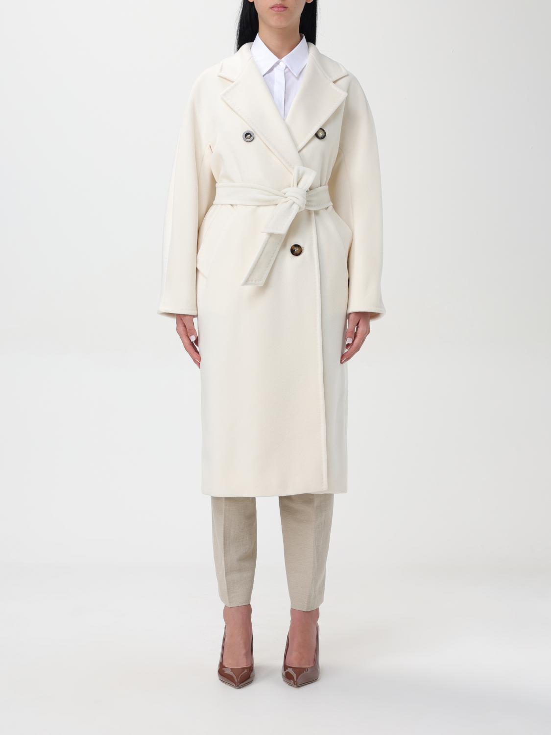 Max Mara Coat MAX MARA Woman color White