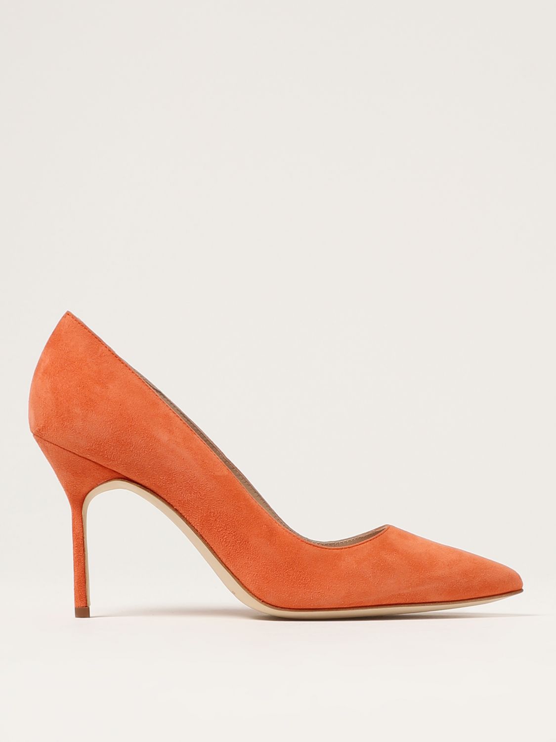 Manolo Blahnik Court Shoes MANOLO BLAHNIK Woman colour Orange