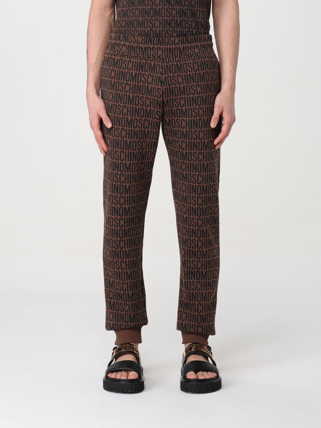 Moschino Couture Trousers MOSCHINO COUTURE Men colour Brown