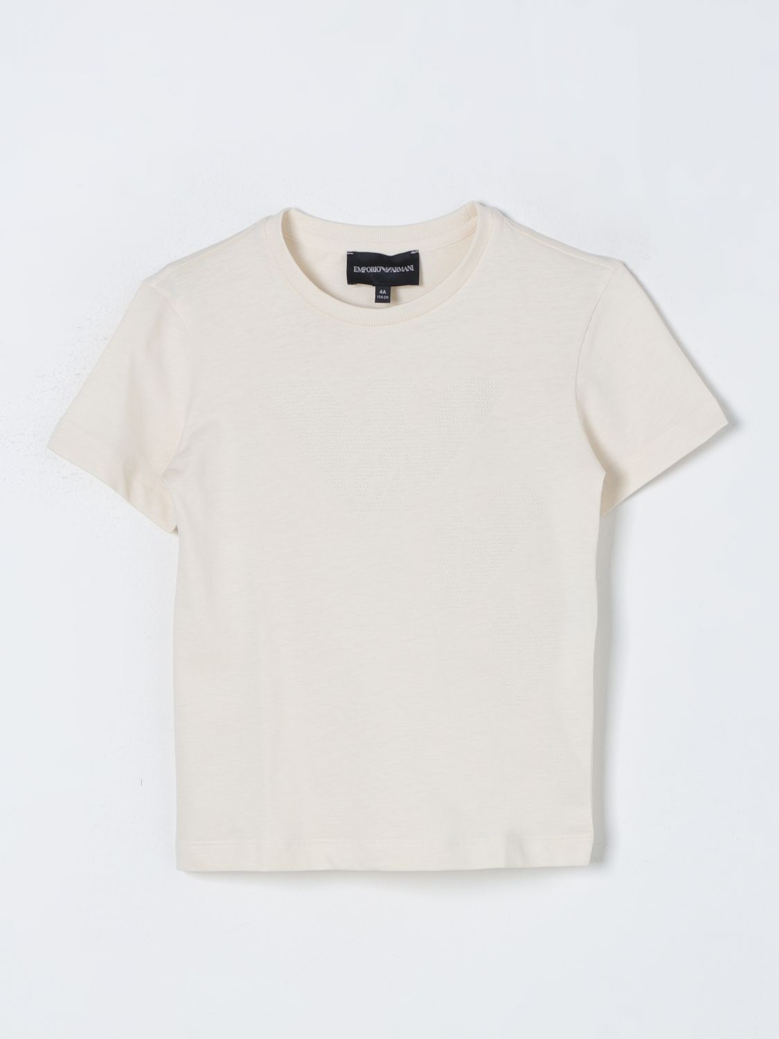 Emporio Armani Kids T-Shirt EMPORIO ARMANI KIDS Kids colour Yellow Cream