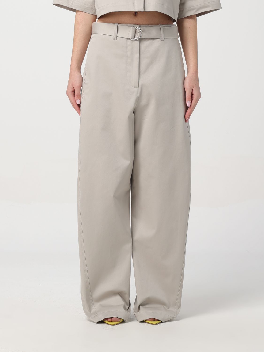 Msgm Trousers MSGM Woman colour Grey