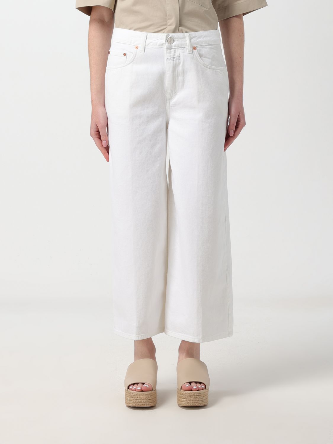 CLOSED Pants CLOSED Woman color White