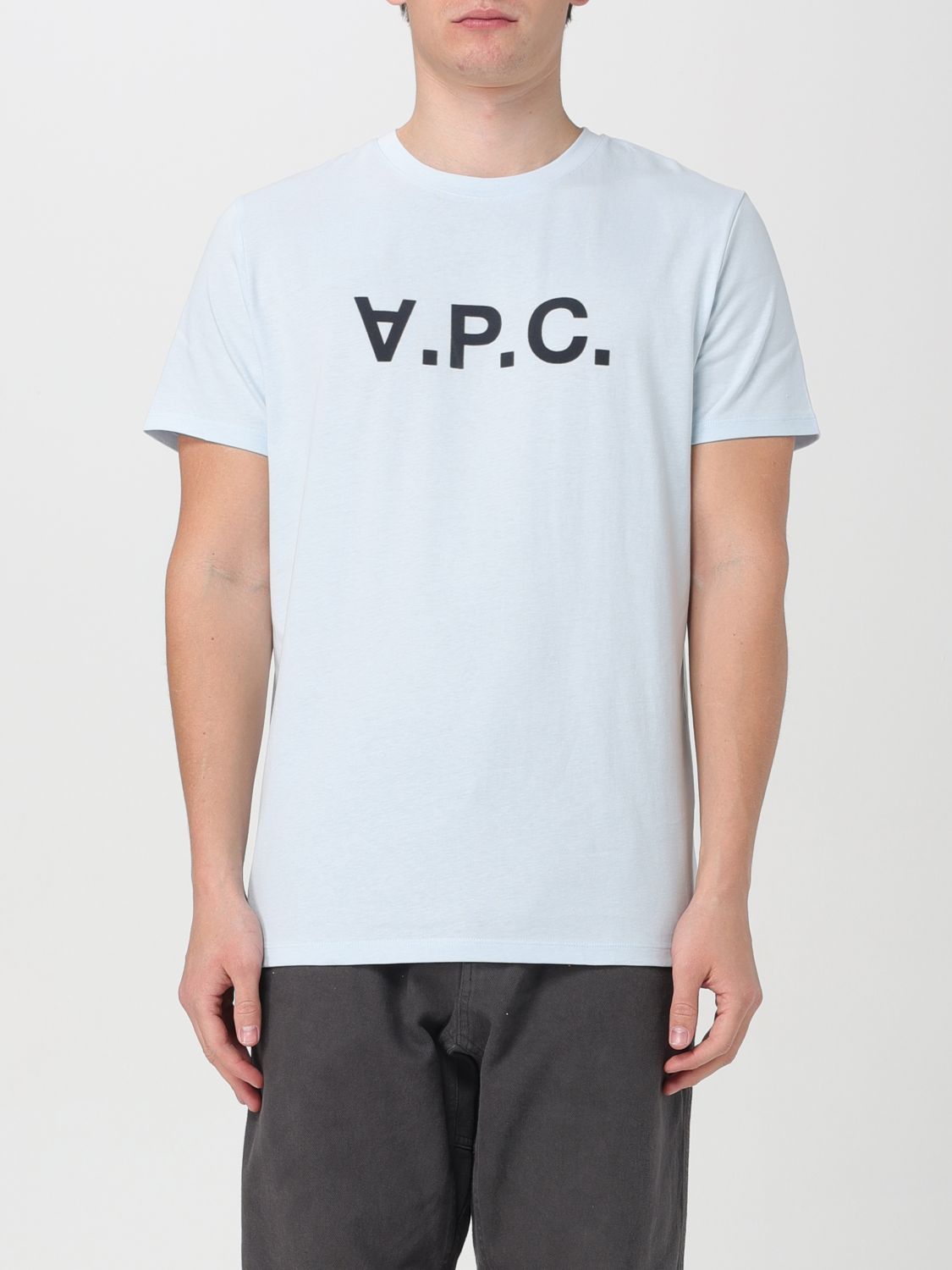 A.P.C. T-Shirt A.P.C. Men colour Gnawed Blue