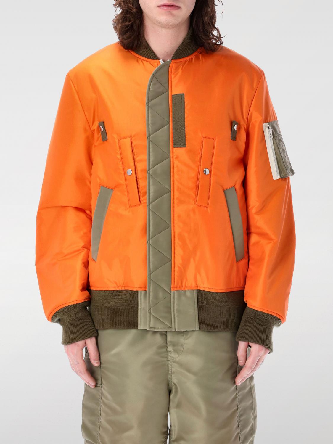 Sacai Jacket SACAI Men color Orange