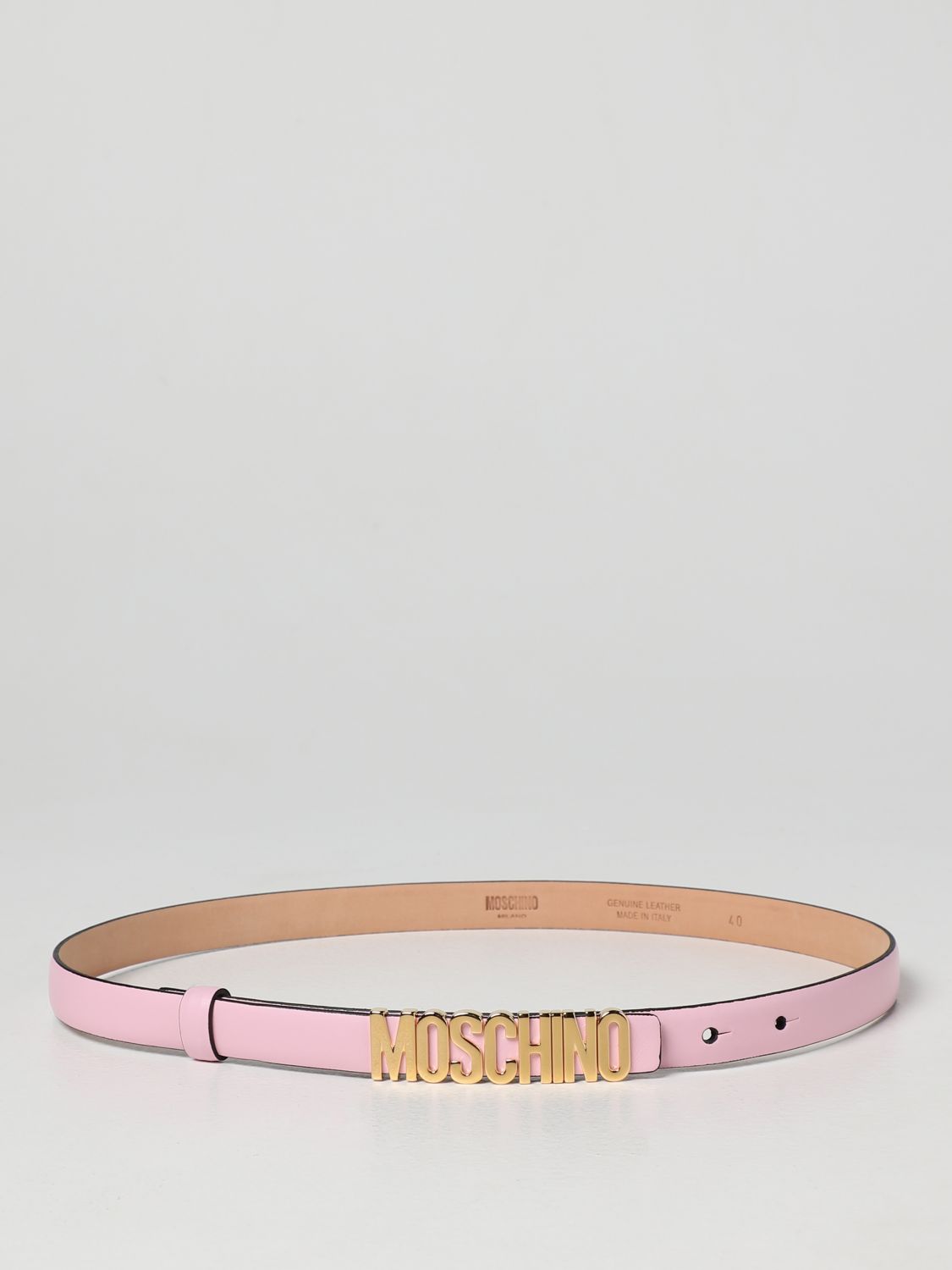 Moschino Couture Moschino Couture leather belt with logo