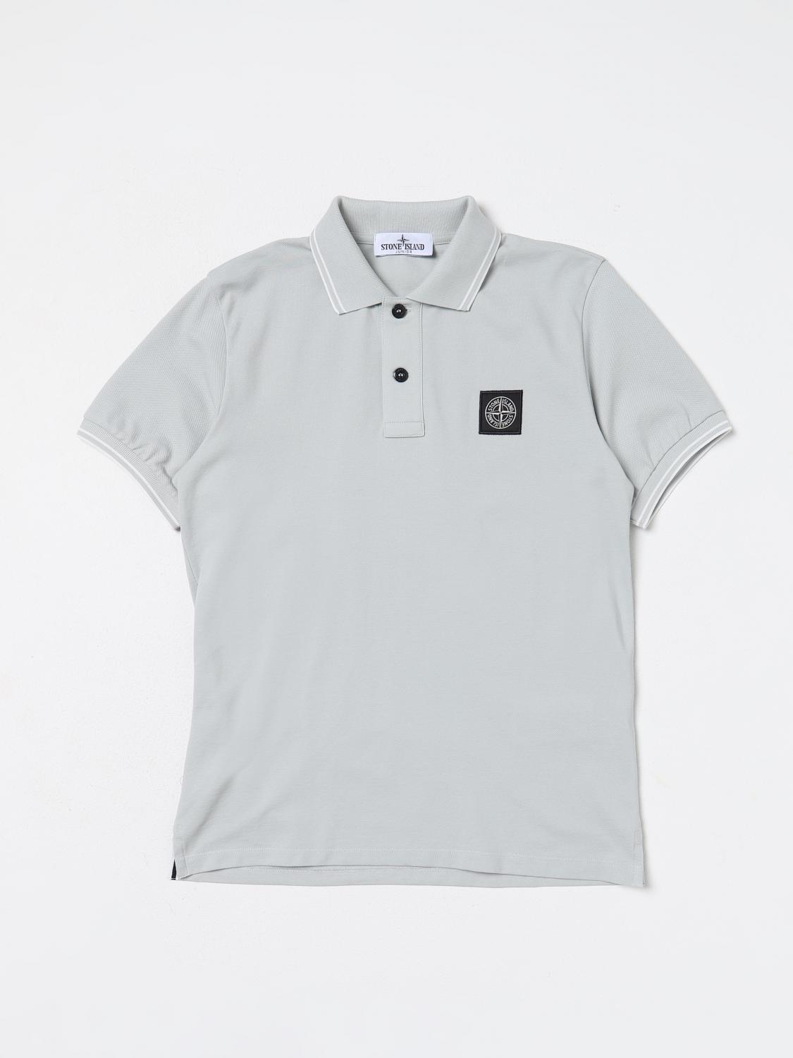 Stone Island Junior Polo Shirt STONE ISLAND JUNIOR Kids colour Grey