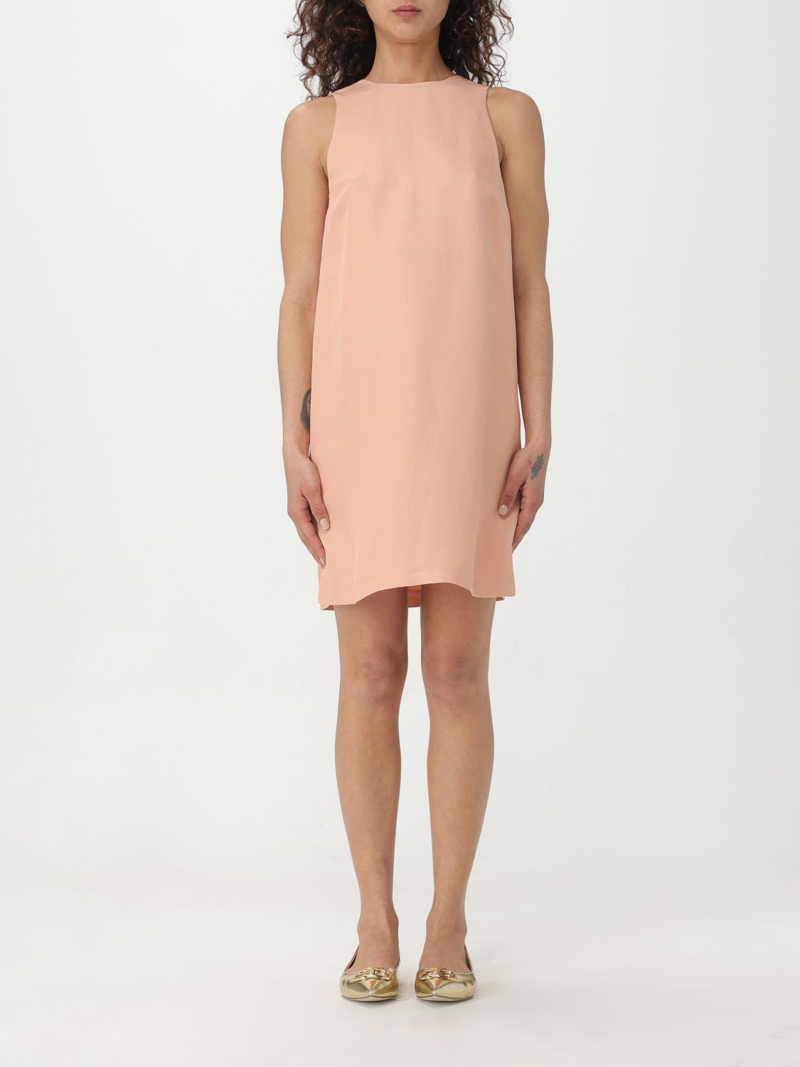 Twinset Dress TWINSET Woman colour Coral