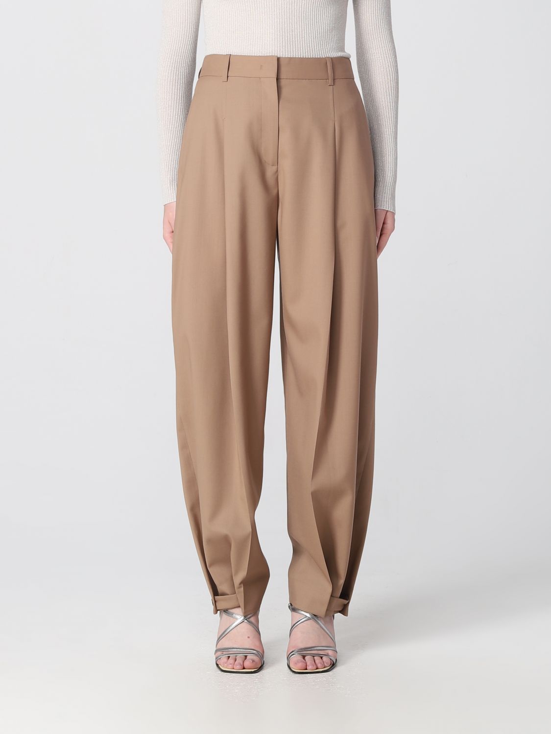 Fabiana Filippi Trousers FABIANA FILIPPI Woman colour Camel