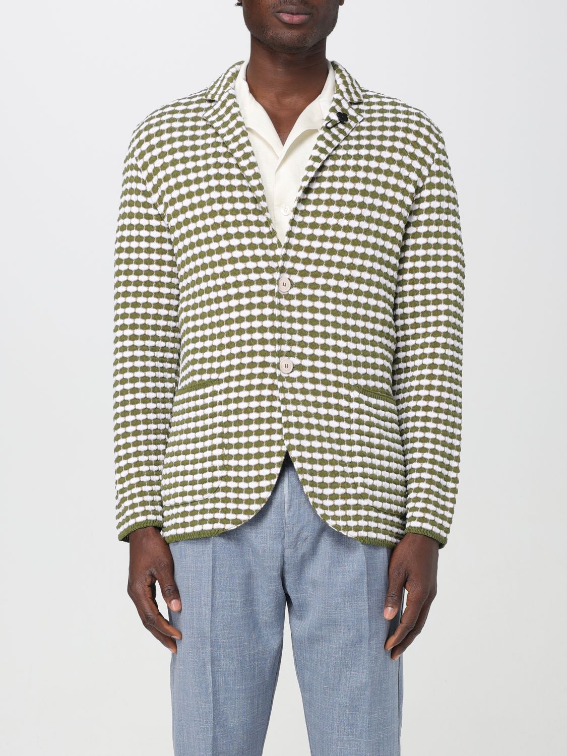 Lardini Blazer LARDINI Men colour Green