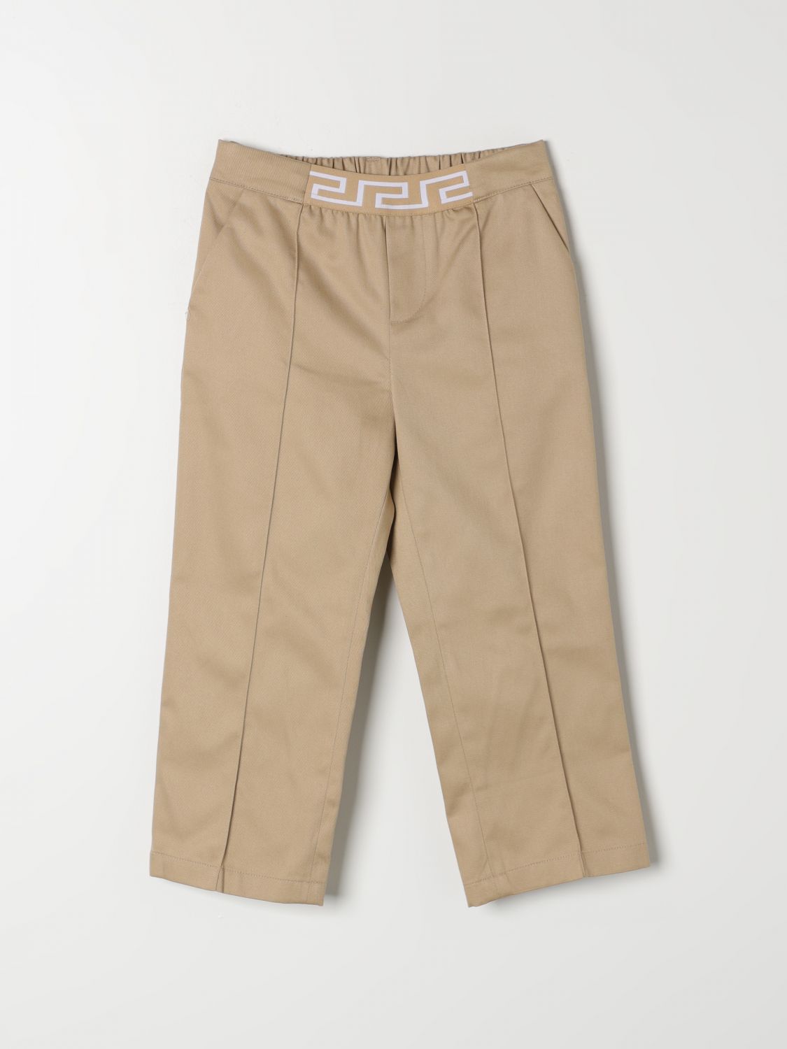 Young Versace Trousers YOUNG VERSACE Kids colour Beige