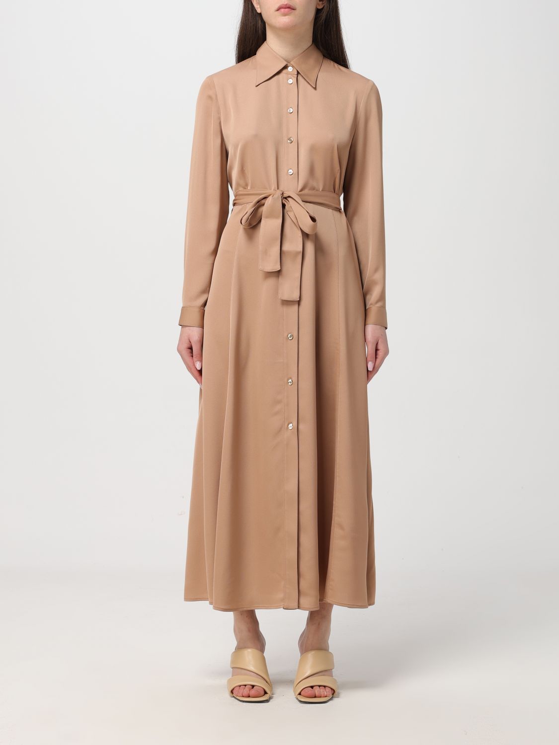 Pinko Dress PINKO Woman colour Brown