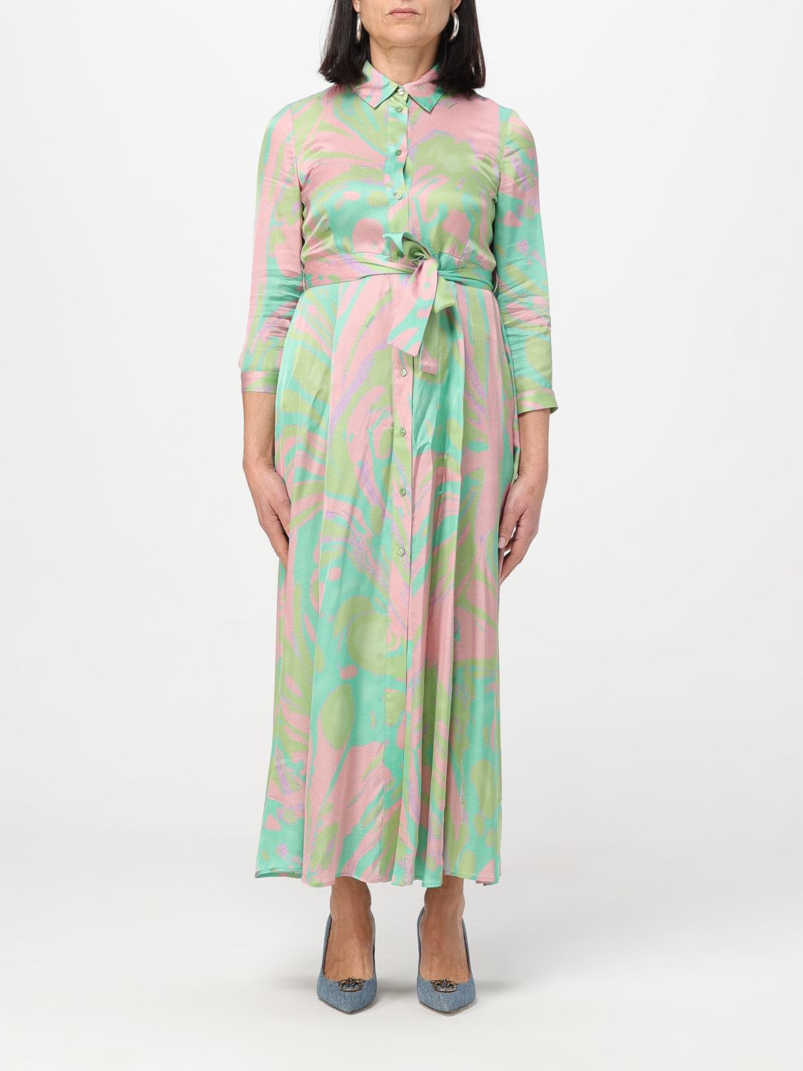 Pinko Dress PINKO Woman colour Green