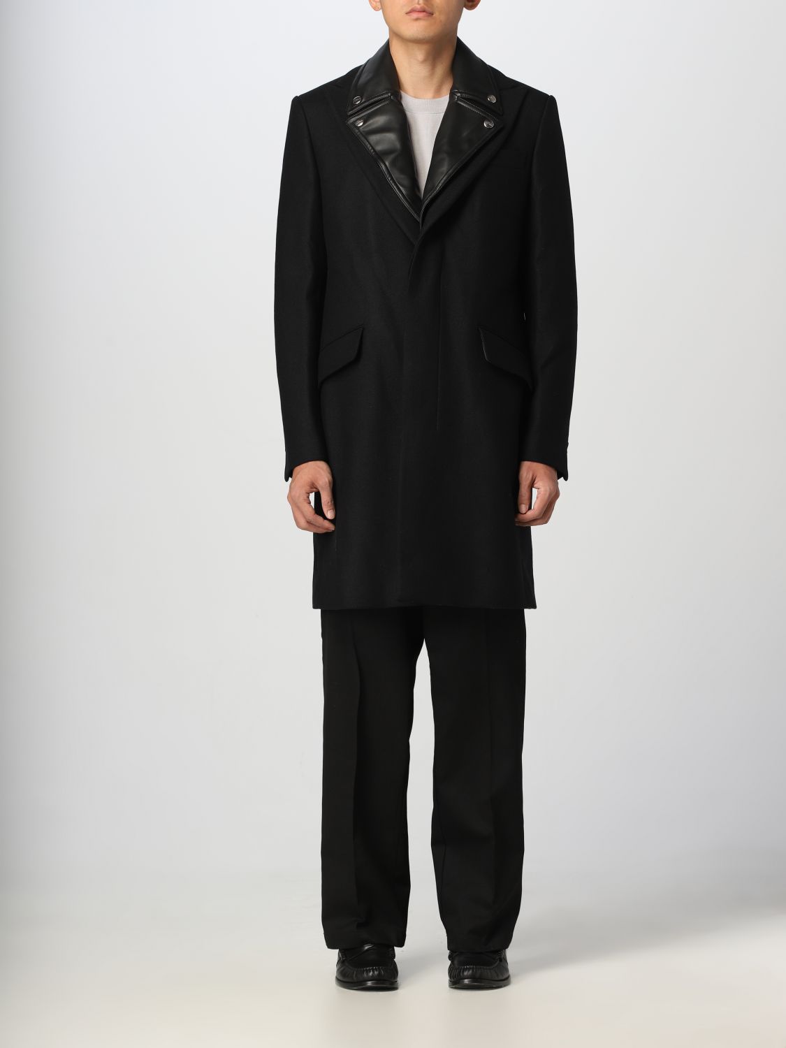 Moschino Couture Coat MOSCHINO COUTURE Men colour Black